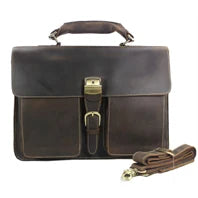 Genuine Leather Men Briefcase Business bag