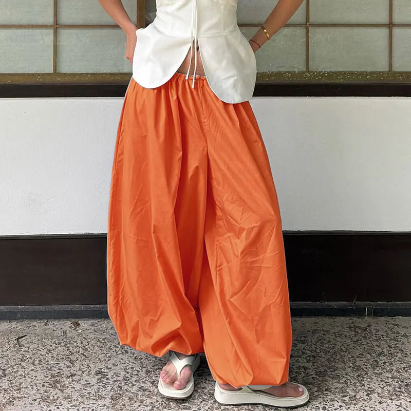 Women Casual High Waist Long Pants