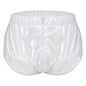 Mens Waterproof Diaper Cover Front Zipper Briefs