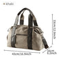 Canvas Simple Travel Luggage Handbags Large-capacity