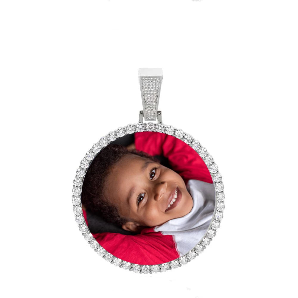Hip Hop Jewelry Bling CZ Picture Necklace
