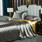 Silk Duvet Cover Bed Sheet Pillowcase Luxury