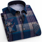 Flannel Plaid Casual Menswear Long Sleeve Fleece