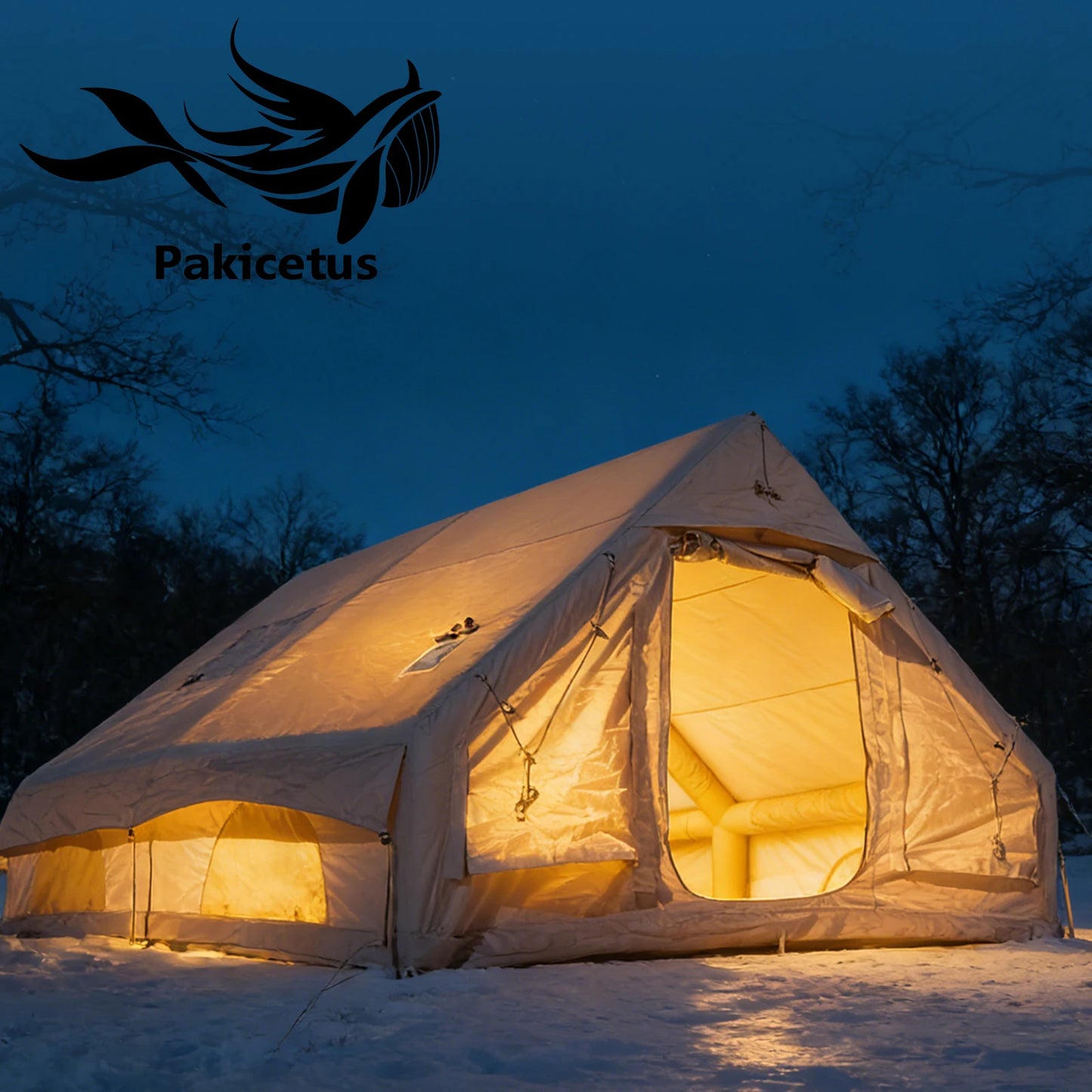 Quick Setup Inflatable Camping Tent, Waterproof