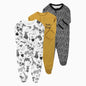 100% Cotton 3 Pcs Boys/Girls Romper Pajamas Jumpsuit