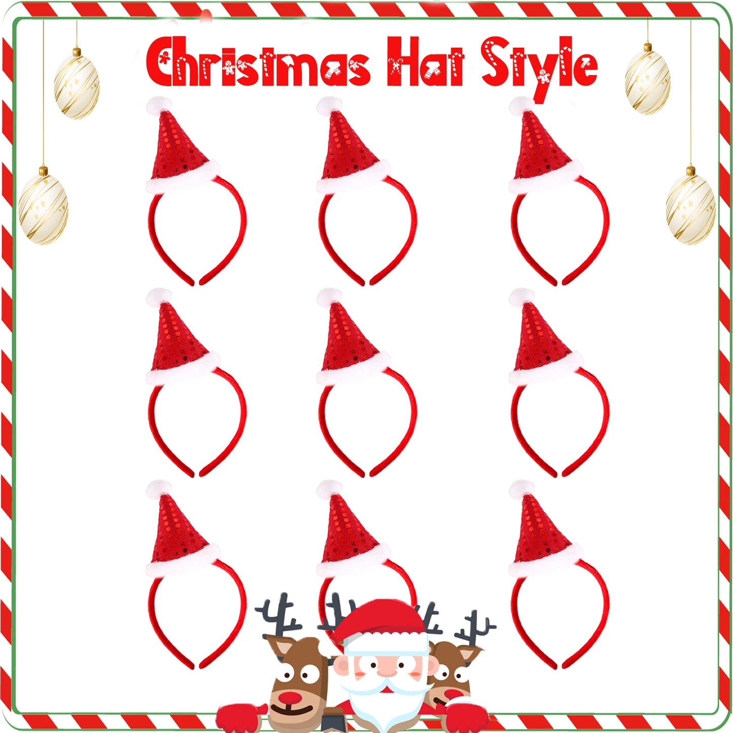 Headband Christmas Party Decorations Favors