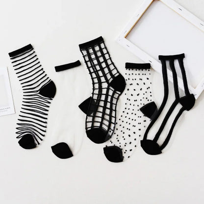 5 pairs Womens Fashion Ankle Socks