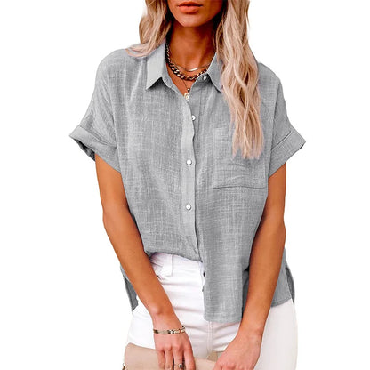 Woman Loose Casual Camisas Mujer Blouse