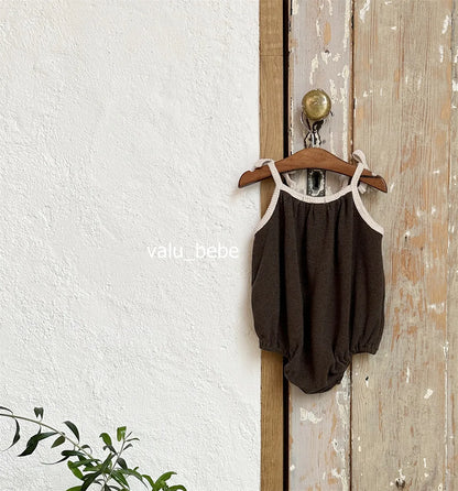 New Baby Sleeveless Bodysuit Cotton Infant