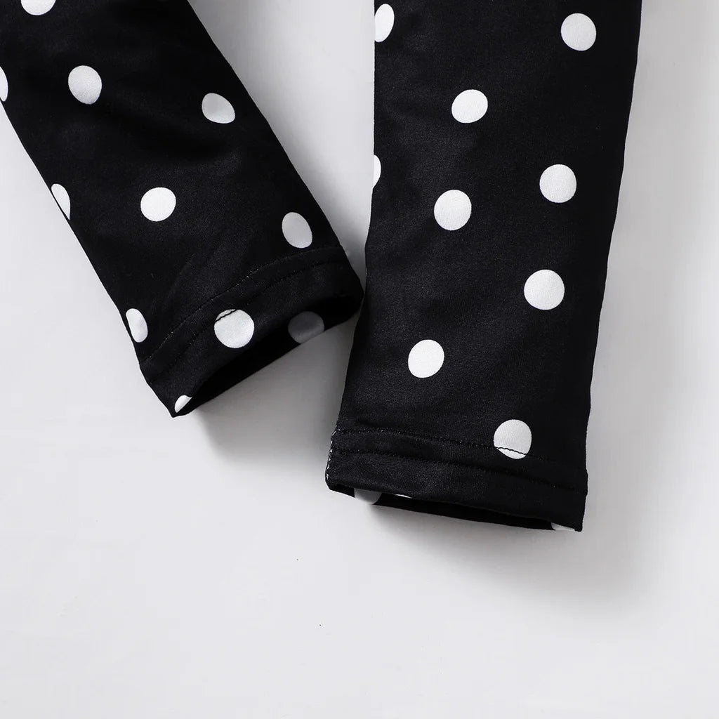 2PCS Girls Long Sleeves Cute Cartoon Top+Pants