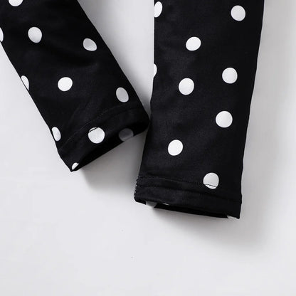 2PCS Girls Long Sleeves Cute Cartoon Top+Pants