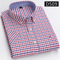 Plus Size Men Plaid Striped Formal Business