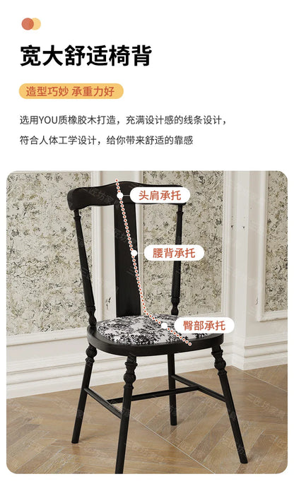 Western Dining Table and Chair Cafe Hotel