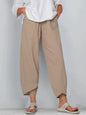Women Sweatpants Joggers Women Cotton Linen Casual