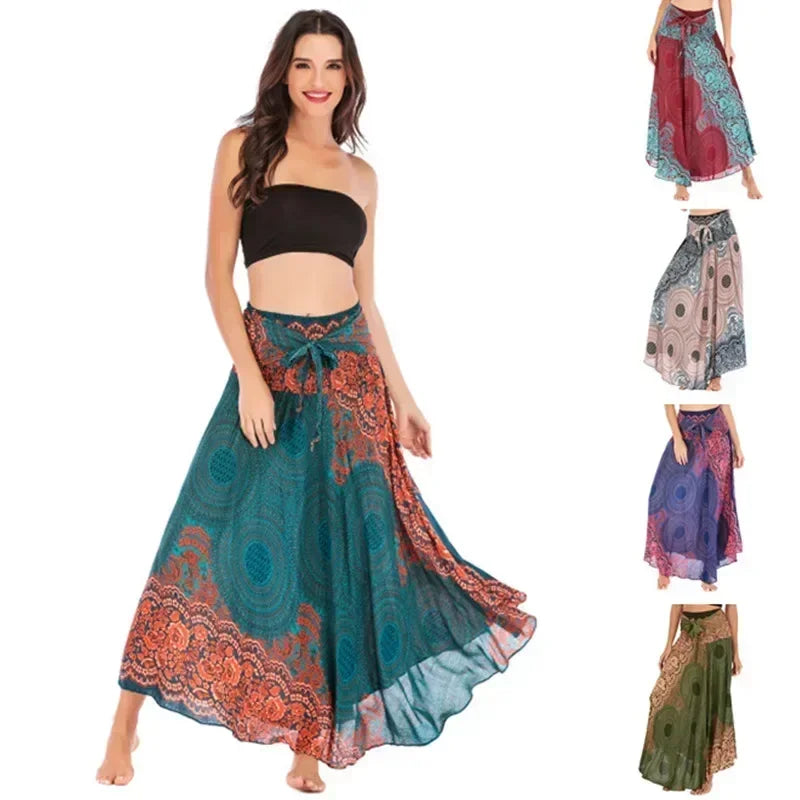 Sexy Long Boho Bottom Vintage Casual Skirt