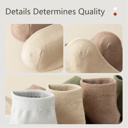 5 PairsMen Business Ankle Dress Socks