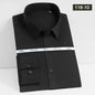 Men's White Long Sleeved Business Formal Wear Shirt