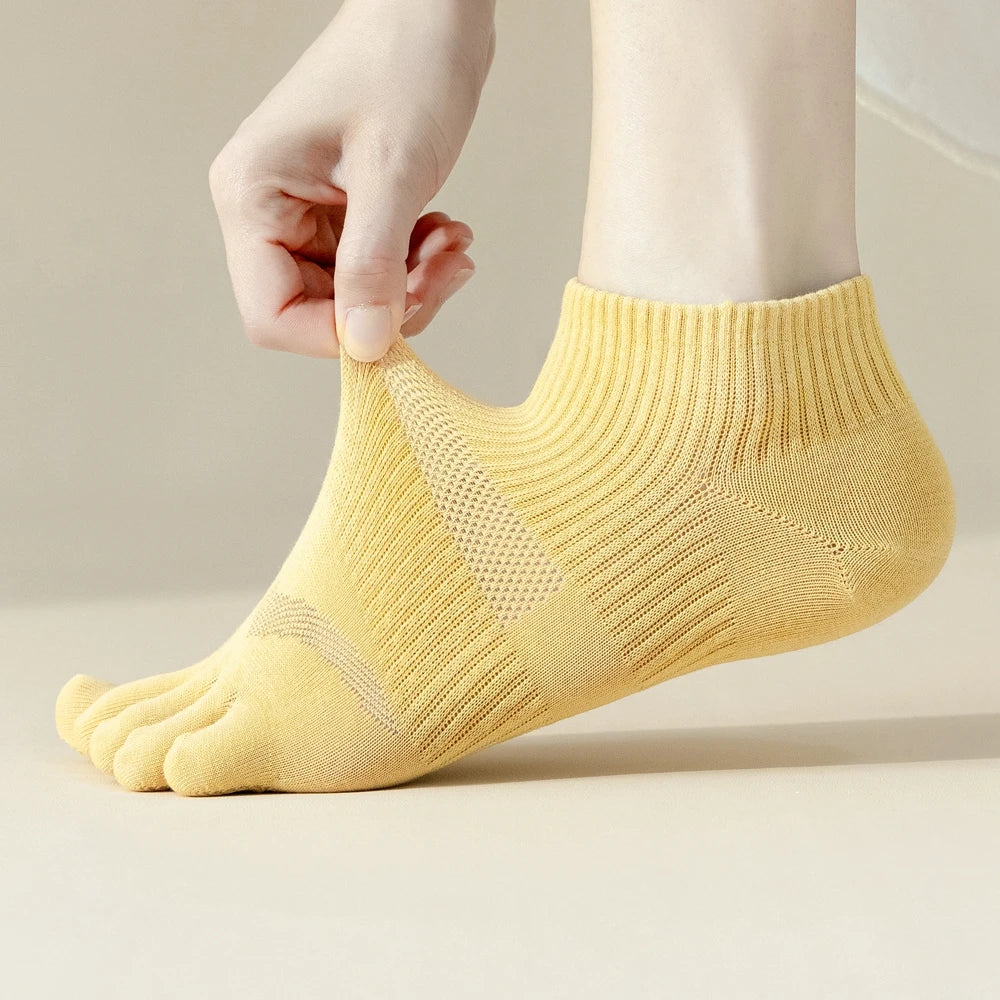 5 Pairs  Women Sports Toe Socks