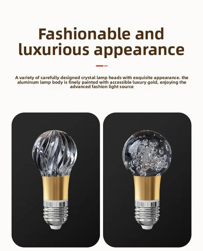 Acrylic Crystal LED Bulb Chandelier Fairy Lamp