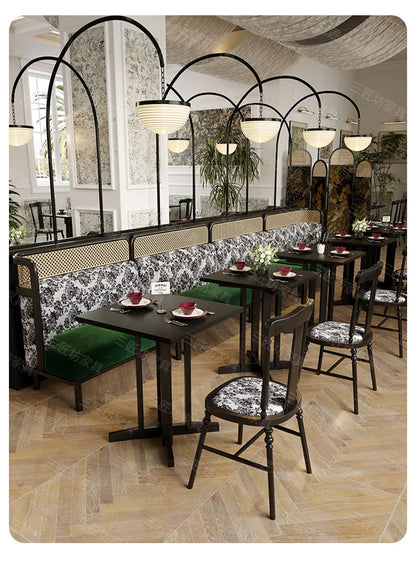 Western Dining Table and Chair Cafe Hotel