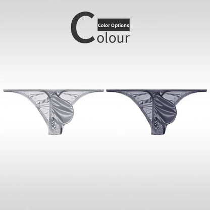 Low Waist Ice Silk Smooth Men's e Underwear