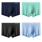 Men's Silk Flat Corner Antibacterial  Boxer Briefs