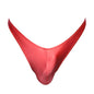 Young Men Low Rise V-shaped Thongs Satin