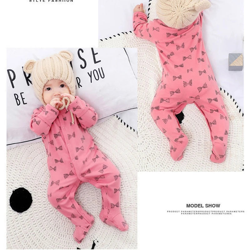 100% Cotton 3 Pcs Boys/Girls Romper Pajamas Jumpsuit