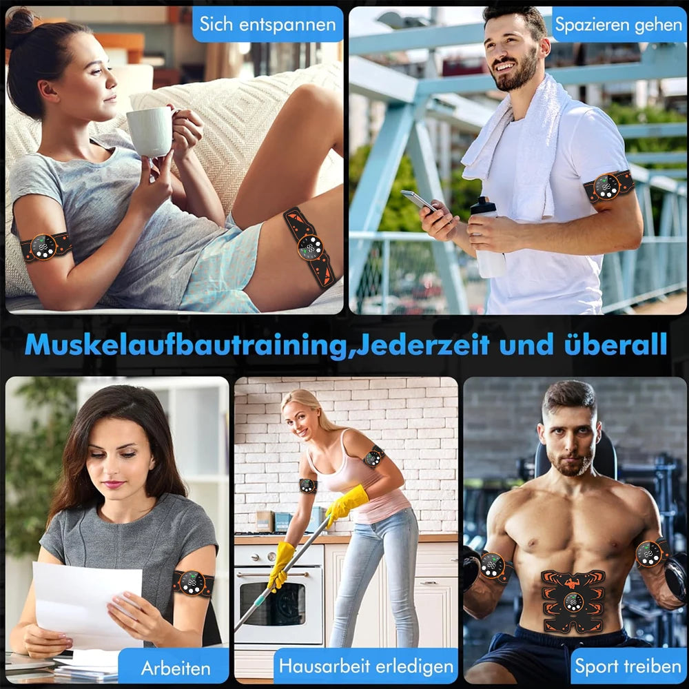 Rechargeable EMS Abdominal Muscle Stimulator Fitness Equipment