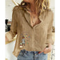 Women Cotton Linen Casual Fashion Elegant Streetwear