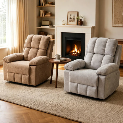 Rocking Recliner Chair, Modern Glider Recliner