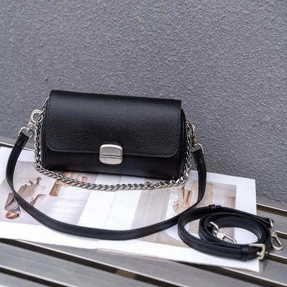 Genuine Leather Women's Barrel Crossbody Bag