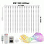 LED Smart Curtain Fairy Lights Music Strip