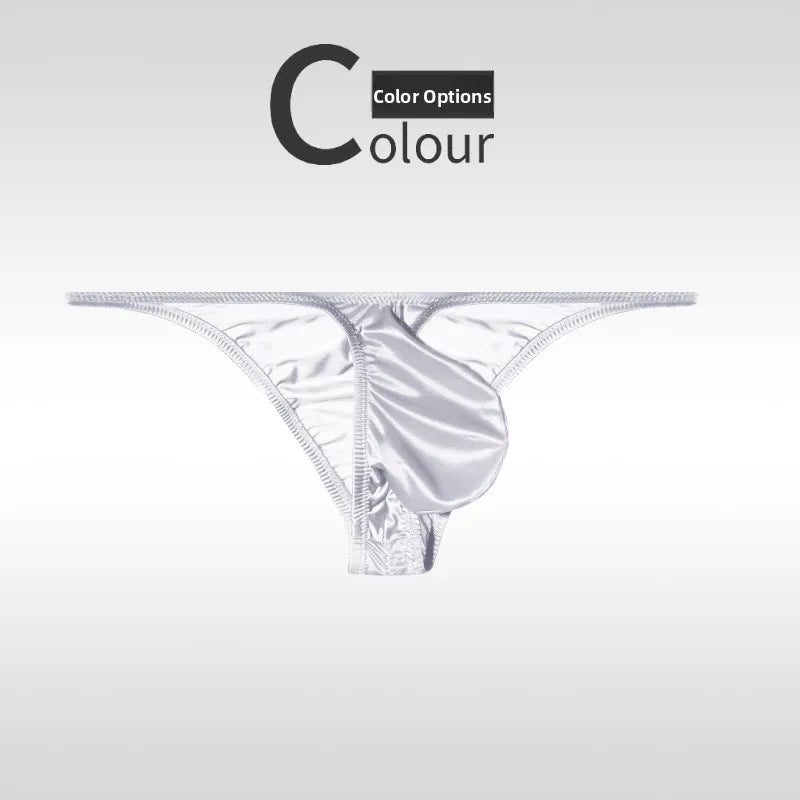 Low Waist Ice Silk Smooth Men's e Underwear