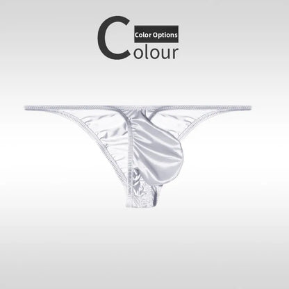 Low Waist Ice Silk Smooth Men's e Underwear