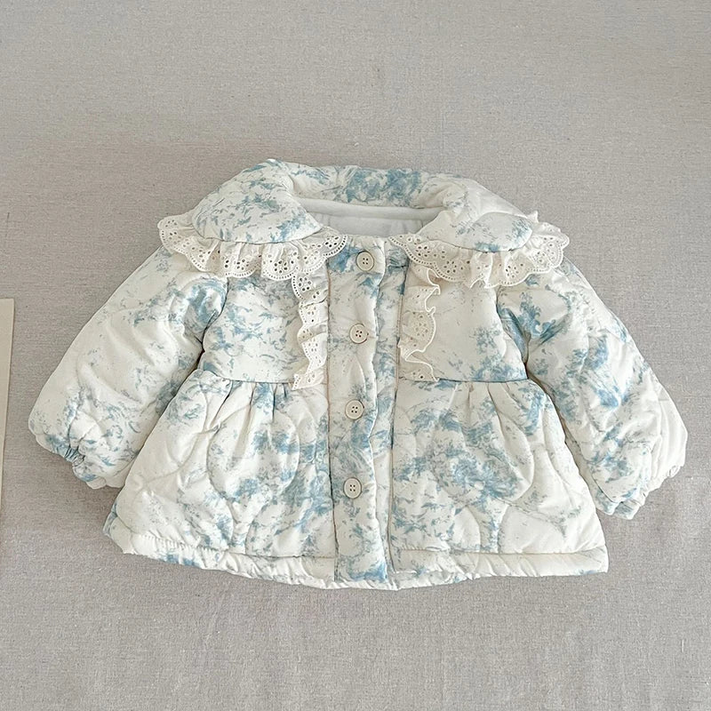 Infant Baby Girls Long Sleeve Cotton Jumpsuit