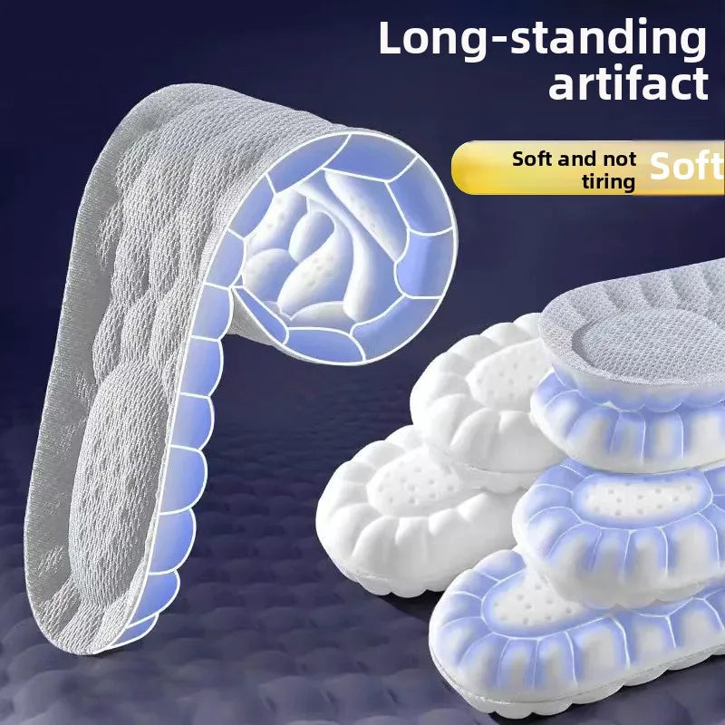 Men/Women Thick Sports Insoles Padded with Anti Odor