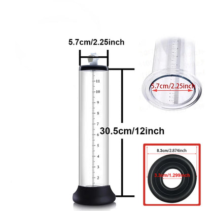 Acrylic Penis Enlarger Pump Sex Toy Men