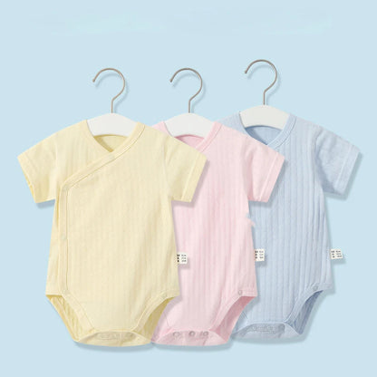 2Pcs Newborn Baby Girls Romper Pure Cotton Bodysuit
