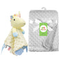 Personalized Baby Security Blanket Comforter Tags Rattles