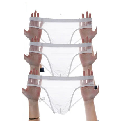 3Pcs See Through Men's Sexy Briefs Seamless