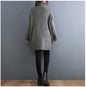 Womens Knitted Cashmere Sweater Long Loose Plus