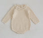 Baby Girls Knitting Romper Red Fashion