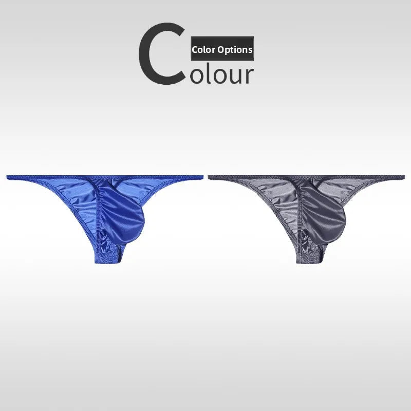 Low Waist Ice Silk Smooth Men's e Underwear