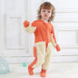 Girls Cleaning Mop Long Sleeve Crawling Jumpsuit