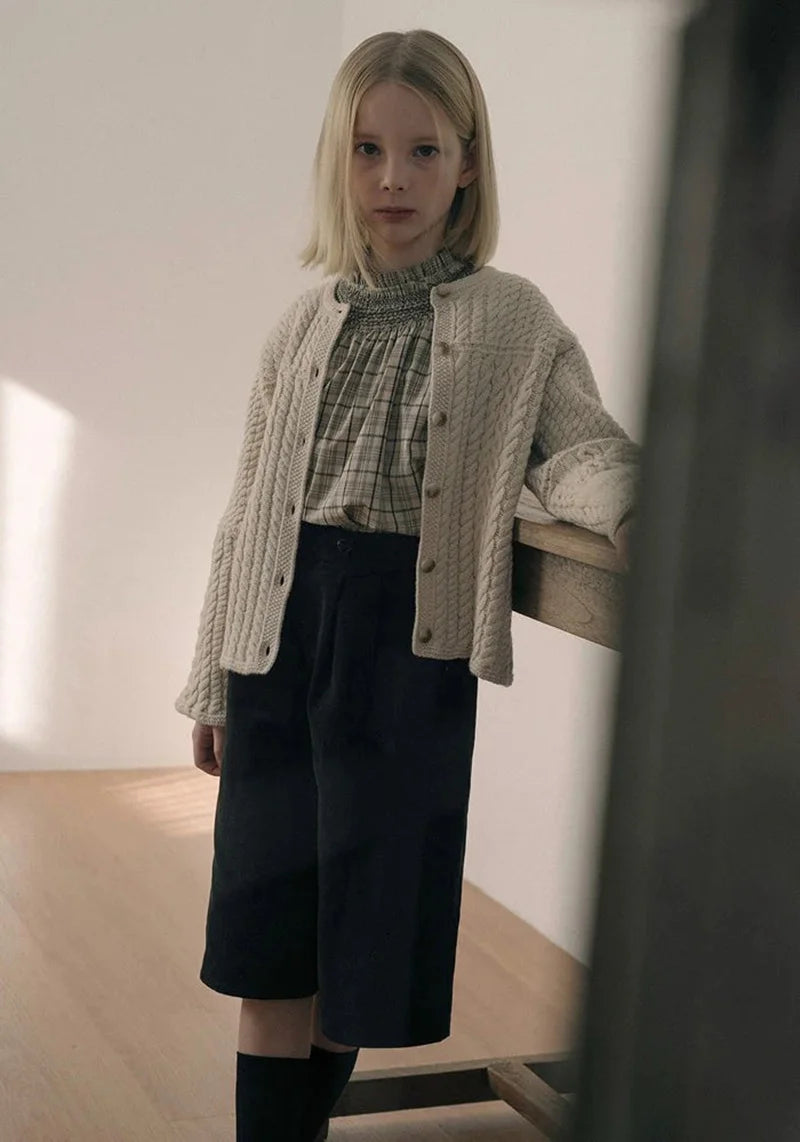 Long Sleeve Girls Top Pant Suit