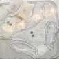 6 Pcs girls Teenager Middle Waist Brief Underwear