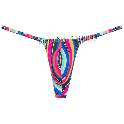 Men‘s Thong Micro Bikini Swim  Pouch G-string