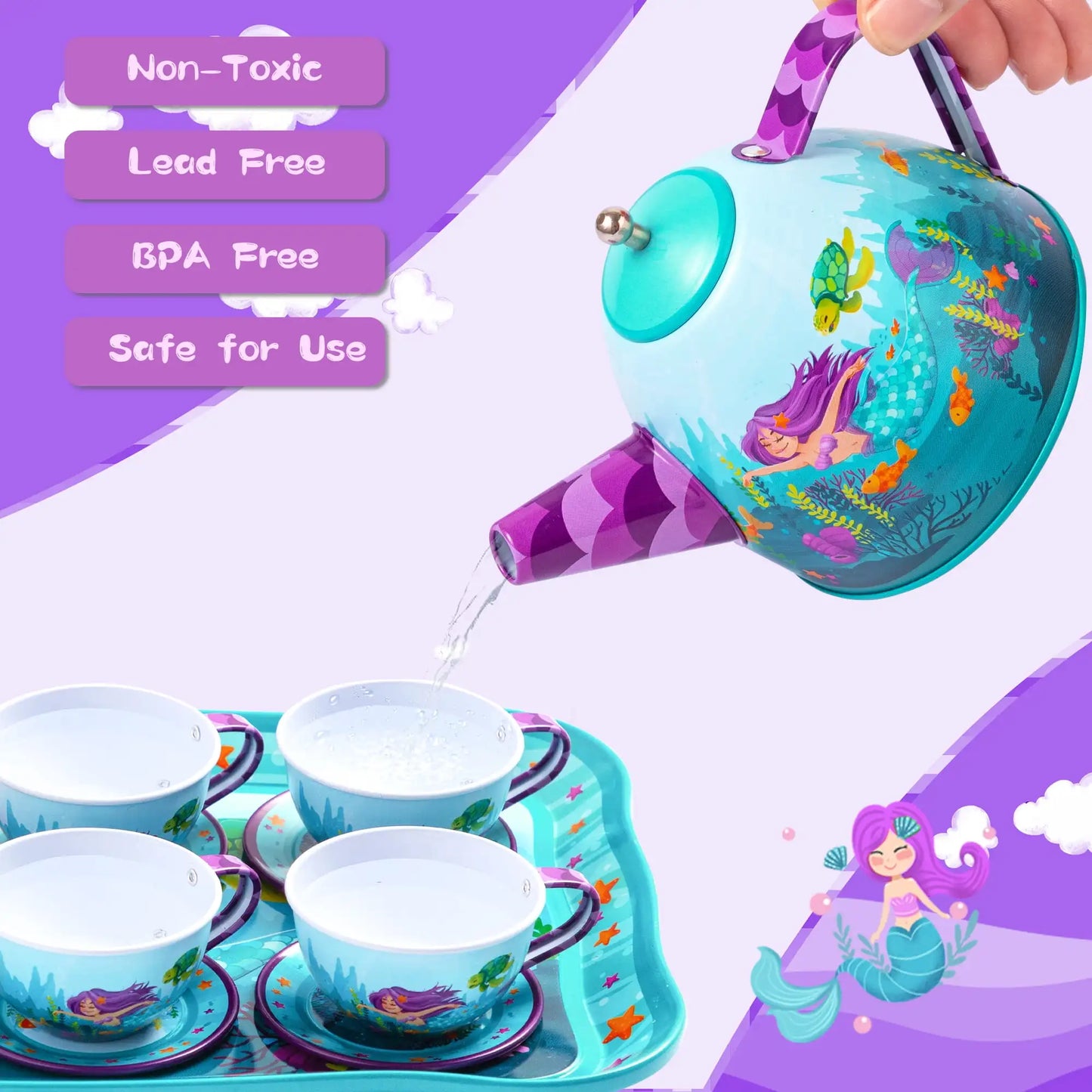 Mermaid Tea Party Princess Play Set