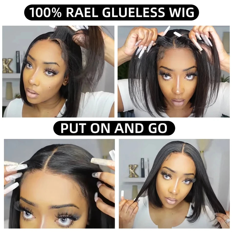 Lace Frontal Wig Glueless Preplucked Wig Human Hair
